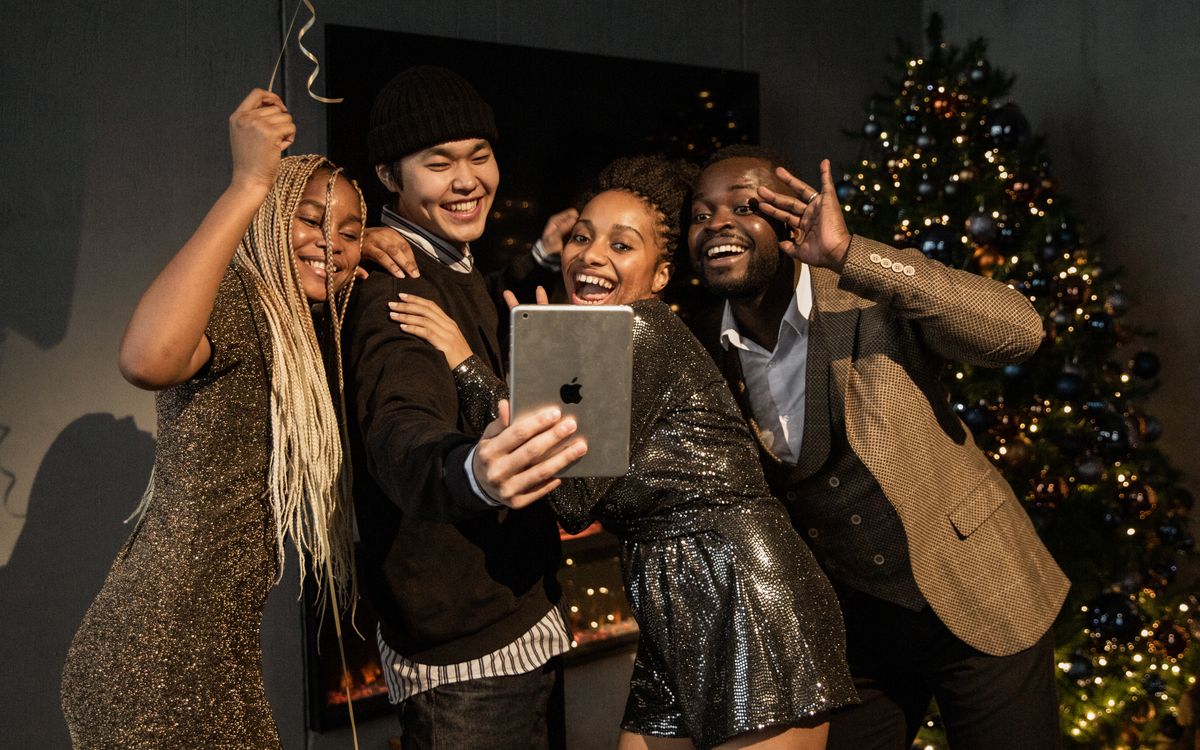 People having a party